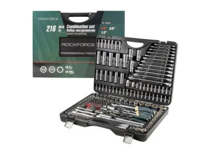 Set de chei 216 pcs cu valiză pentru unelte