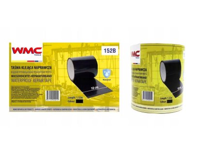 Bandă de reparare impermeabilă neagră WMC