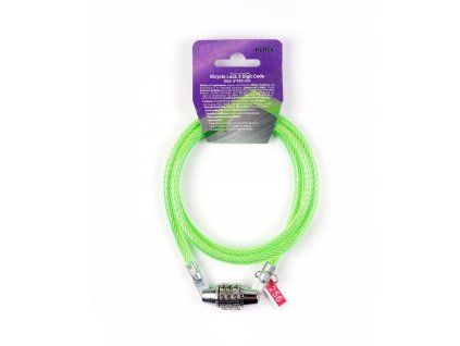 bike lock with combination lock cable