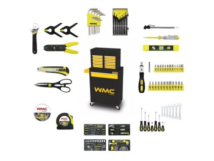 Dulap de atelier cu rățușcă mobilă 257 de piese.