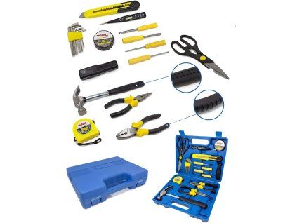 tool set 18 el combination pliers hammer allen