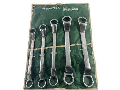 bent ring spanners set of 5 el 32 55 mm crv