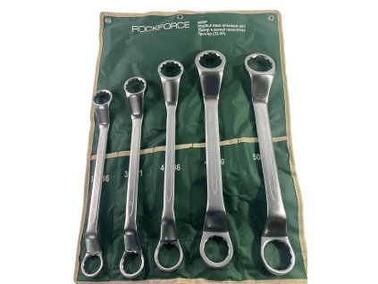 Set de chei cu ochi îndoite 5 bucăți 32-55 mm CrV