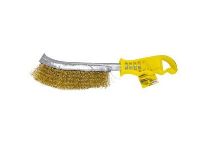 steel wire brush brass plated