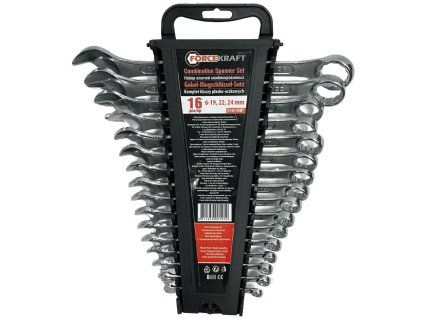 set of combination spanners 6 24mm 16 el