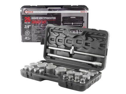 set of 3%252F4 1 6 point socket spanners in case