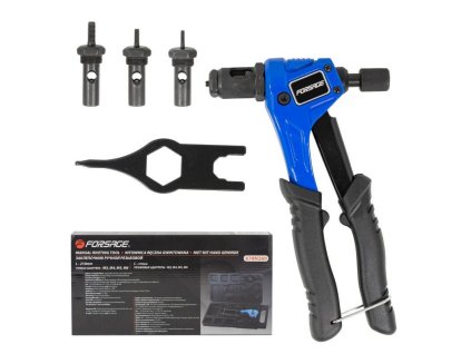 Pistol de nituit manual pentru niturile M3-M6, 210 mm