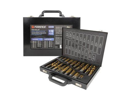 set of metal drill bits wood drill bits 170 el in case