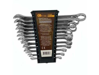 set of combination spanners 6 22mm 12 el