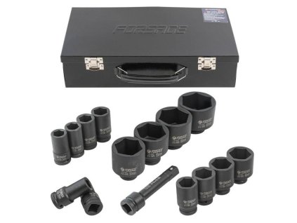 Set de chei cu cap hexagonal 3/4" - 14 piese