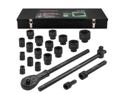 ROCKFORCE Set de Unelte cu Impact 21 Piese 3/4" Hexagonale 17-50mm