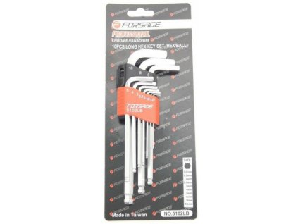 Set de chei Allen tip L lungi cu geantă