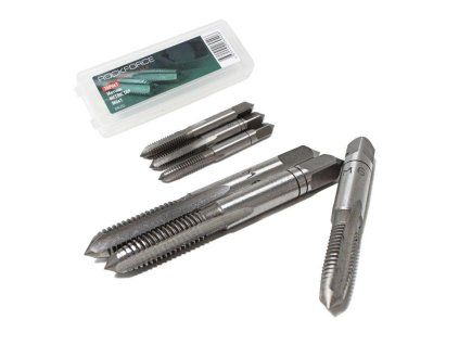 set of 3 metric thread taps m6x1