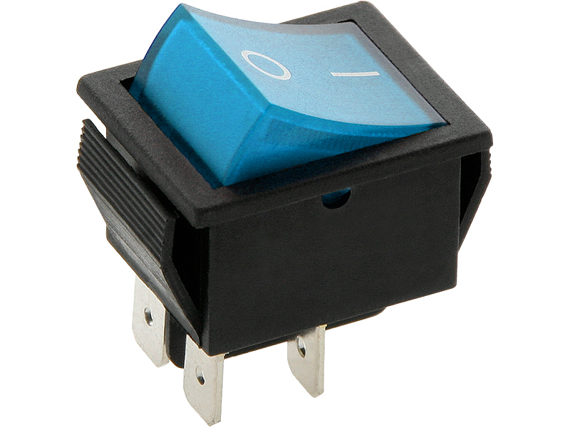 Intrerupător basculant MK621 230V albastru