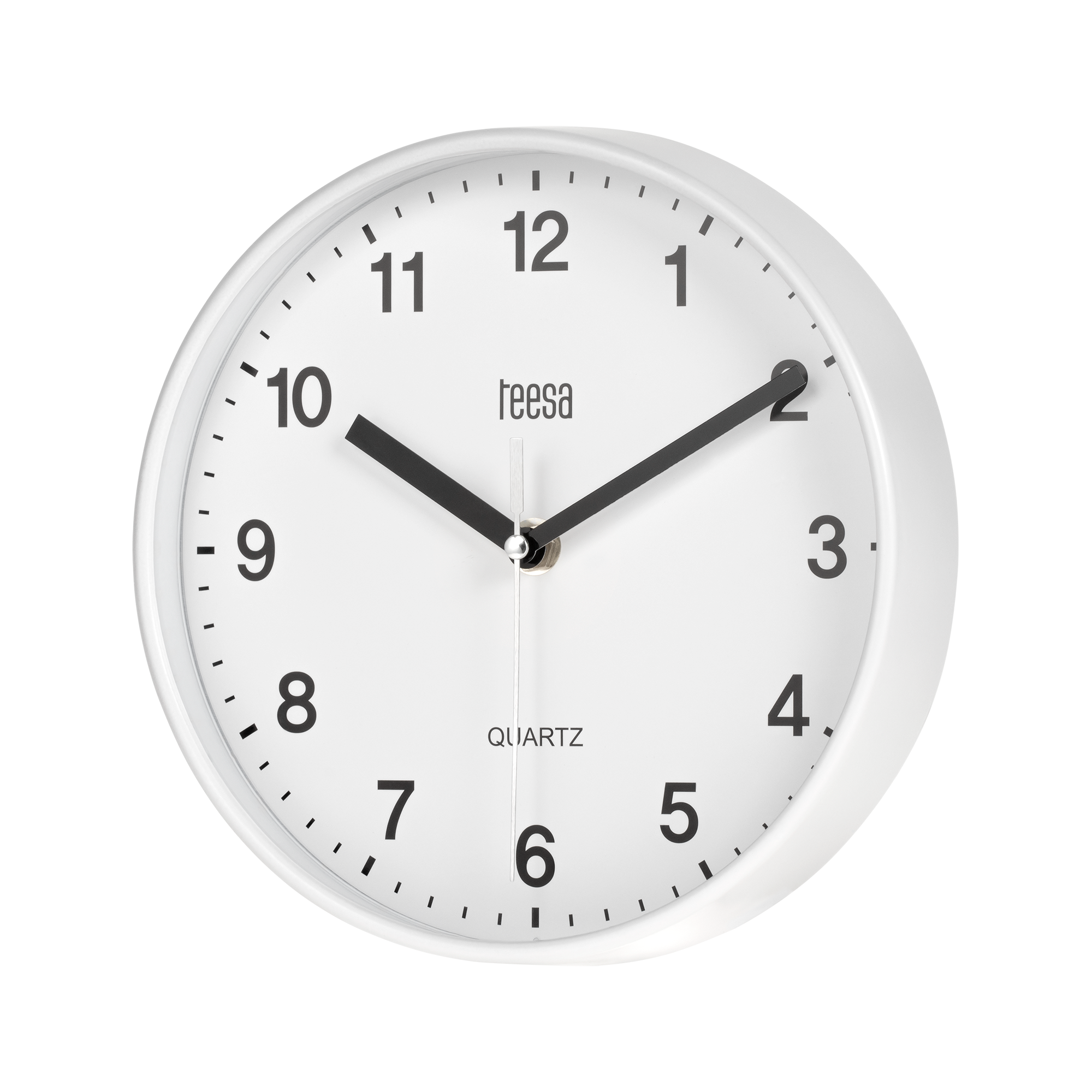 Teesa Ceas de perete 20 cm alb