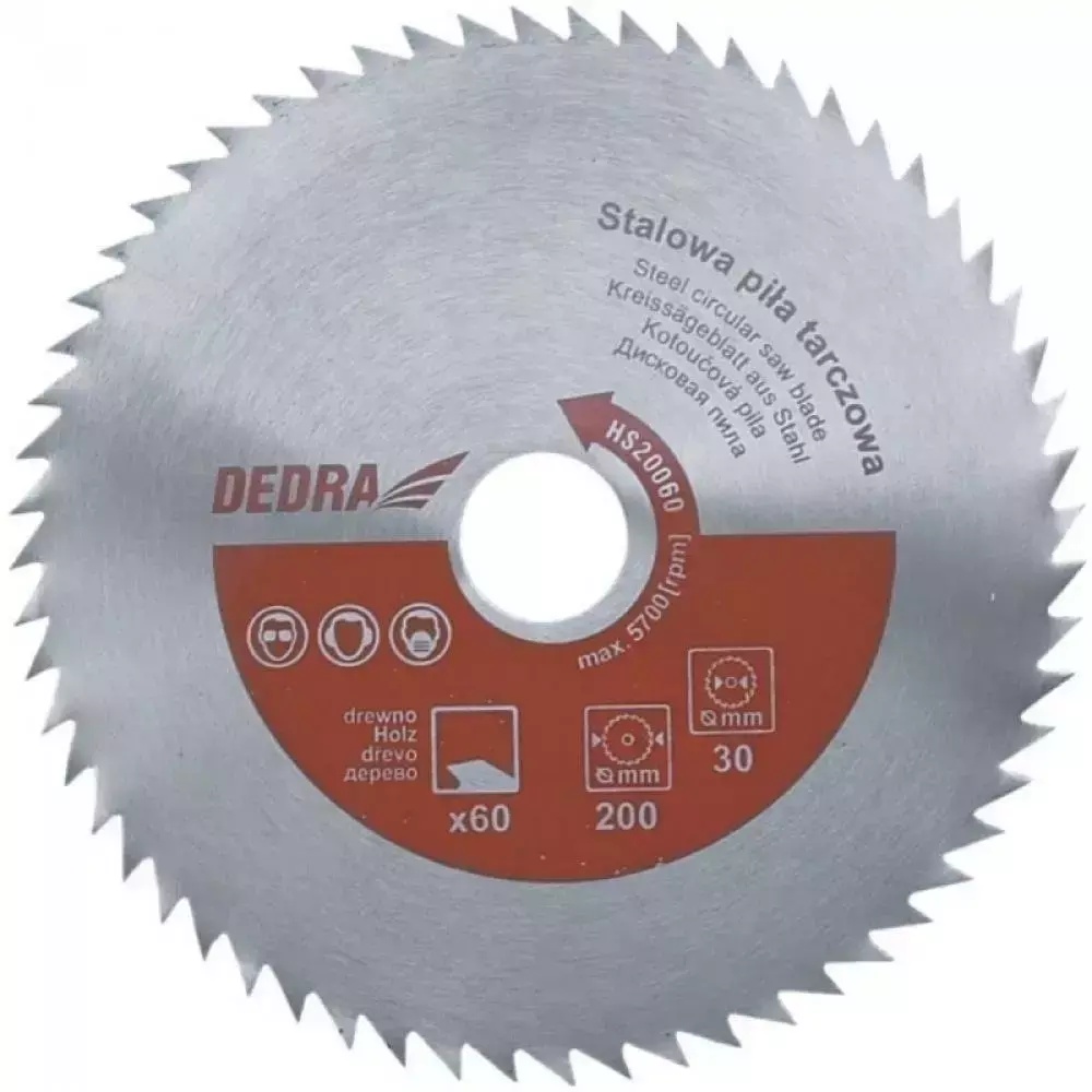 DEDRA Disc pentru lemn 250x60x30 HS25060