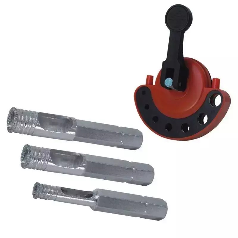 DEDRA-EXIM Set burghie pentru sticlă și ceramică 3 buc DED1568