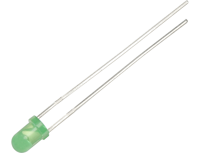 DIODĂ LED 3mm ( verde mat )