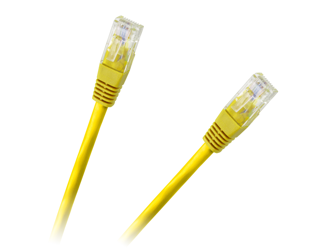 Cablu de internet 3,0m CCA galben cat.6e