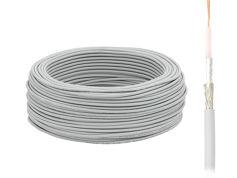 BLOW Cablu coaxial RG58 50ohm, gri flexibil