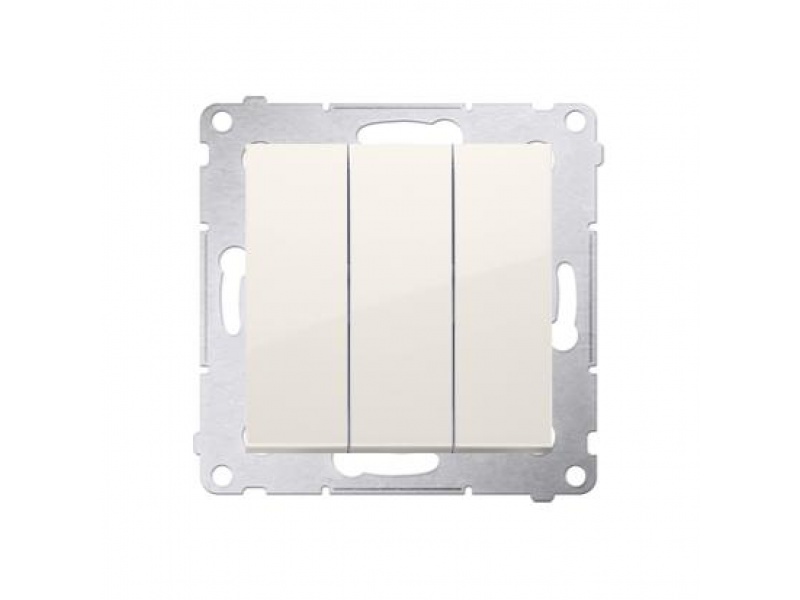 Kontakt-Simon Comutator triplu Simon 54 premium modul bej