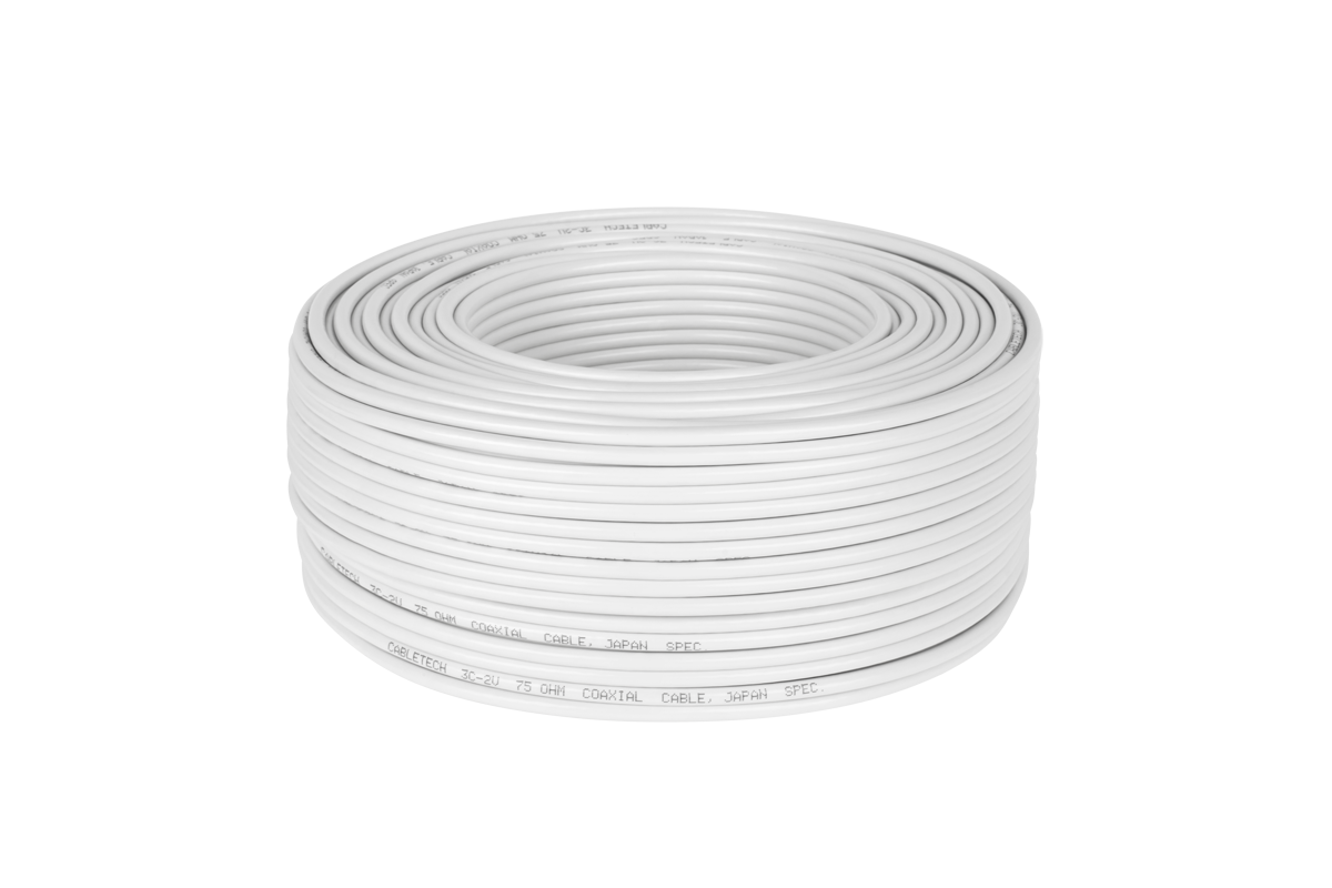 CABLETECH Cablu coaxial 5mm Cu 3C2V - 75ohm(100m)