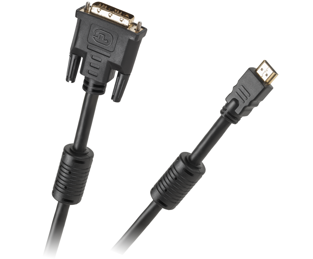 CABLETECH Cablu HDMI-DVI 5 m GOLD v1.3b