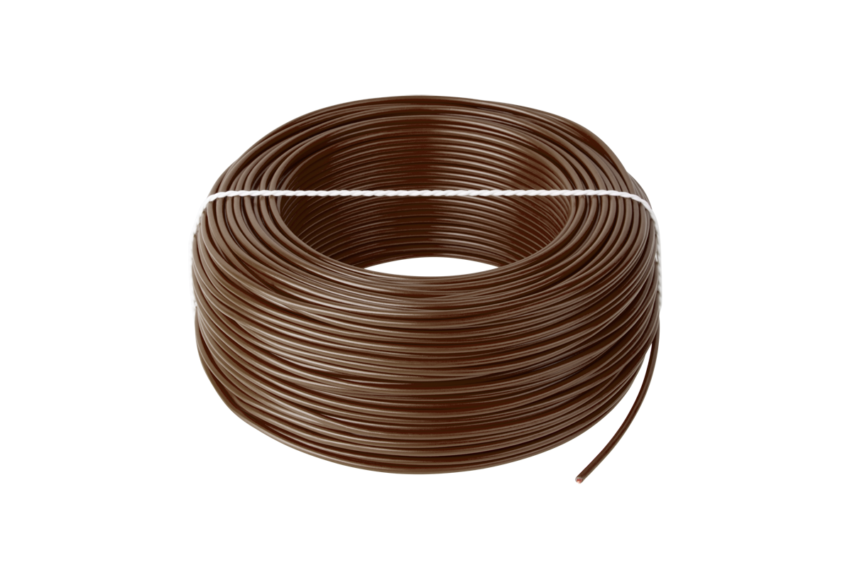 Elektrokabel CYA 1x0,75 maro (H05V-K) sârmă (100m) KAB0853