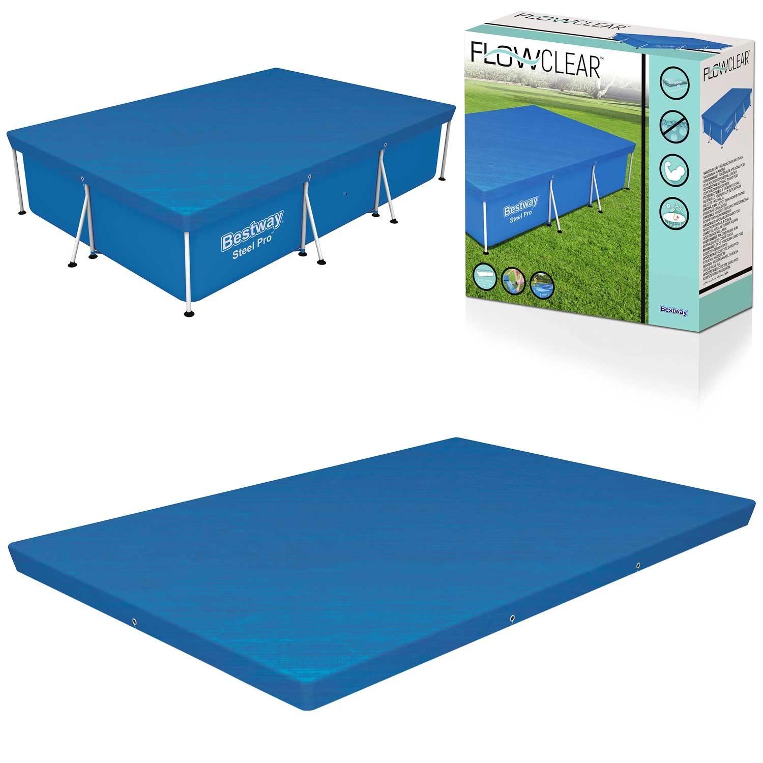 Husă pentru piscină cu cadru 300 x 201 cm Bestway 58106