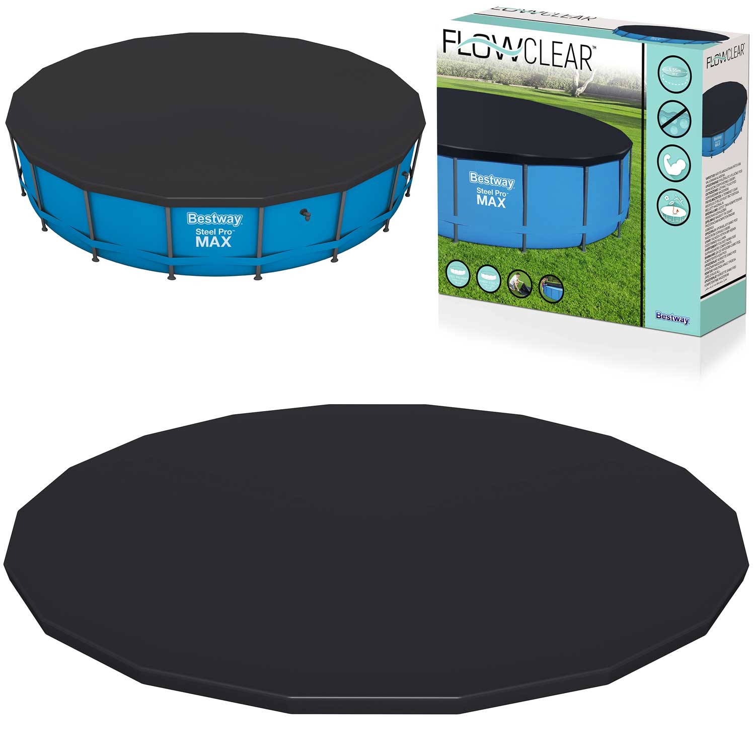 Husă pentru piscină cu cadru 549 cm Bestway 58039