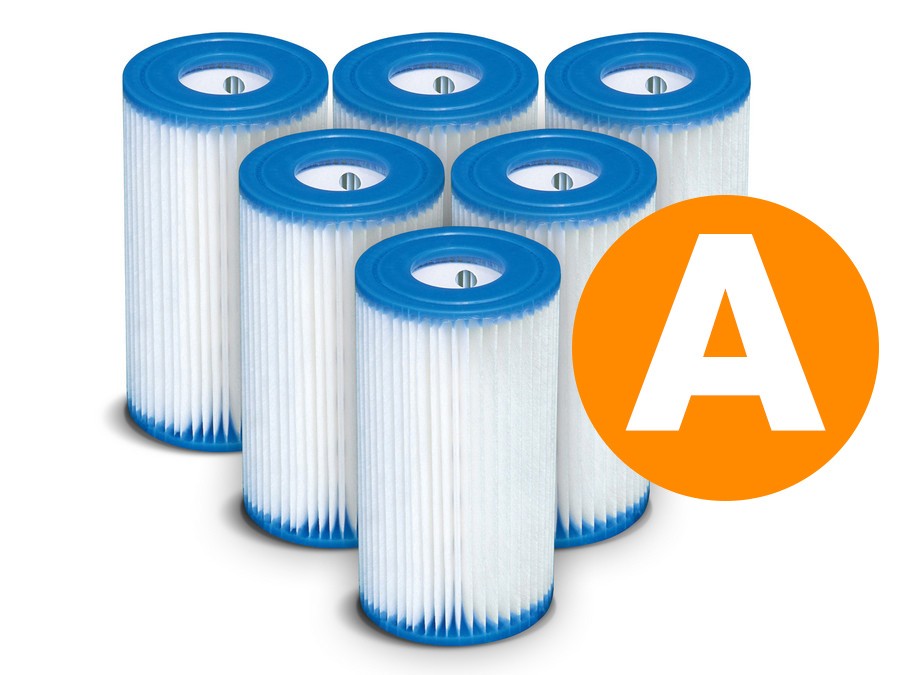 Cartuș de filtrare pentru pompă complet Tip A 6 buc INTEX 29000 x6