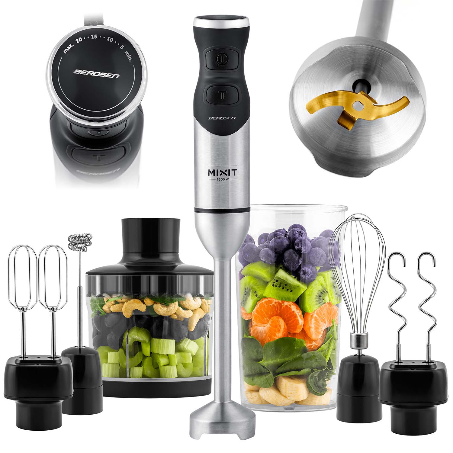 Mixer de mână 1500 W BD-753 Berdsen