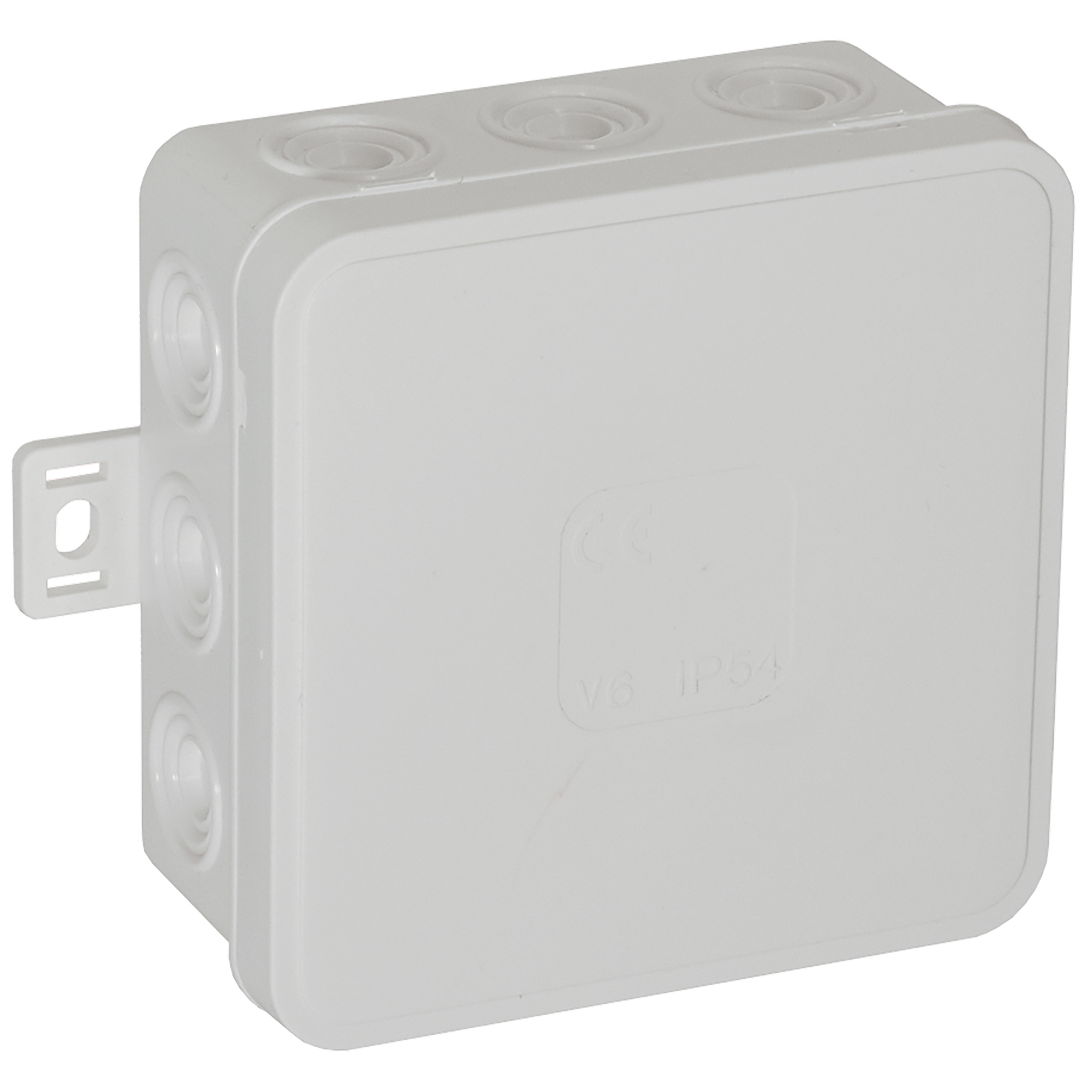 Cutie de distribuție IP54 12 treceri pentru cabluri albă