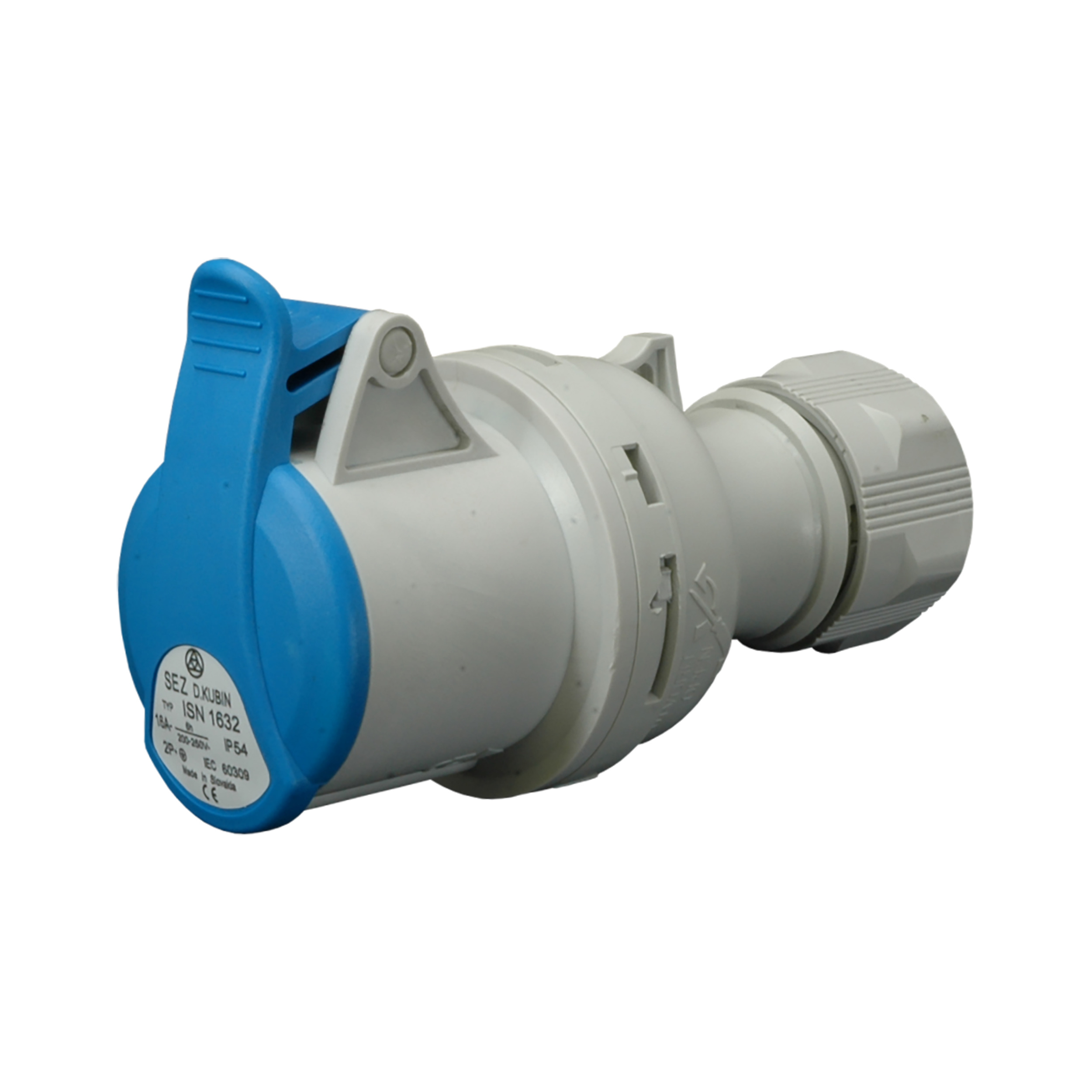 Priză cablu 32A 3P, 230V, IP44 industrială.