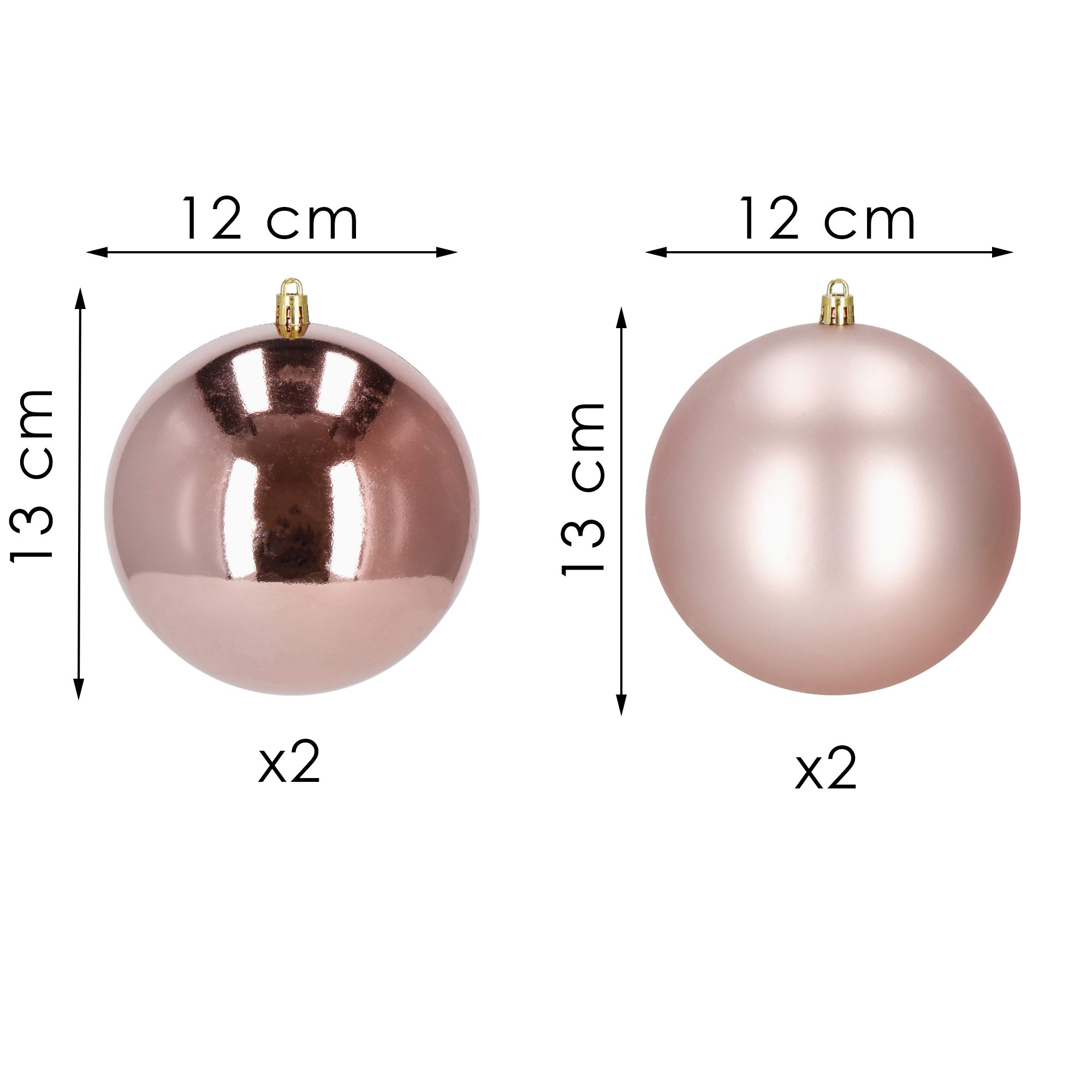 Springos Decorațiuni de Crăciun 12 cm 4 buc.