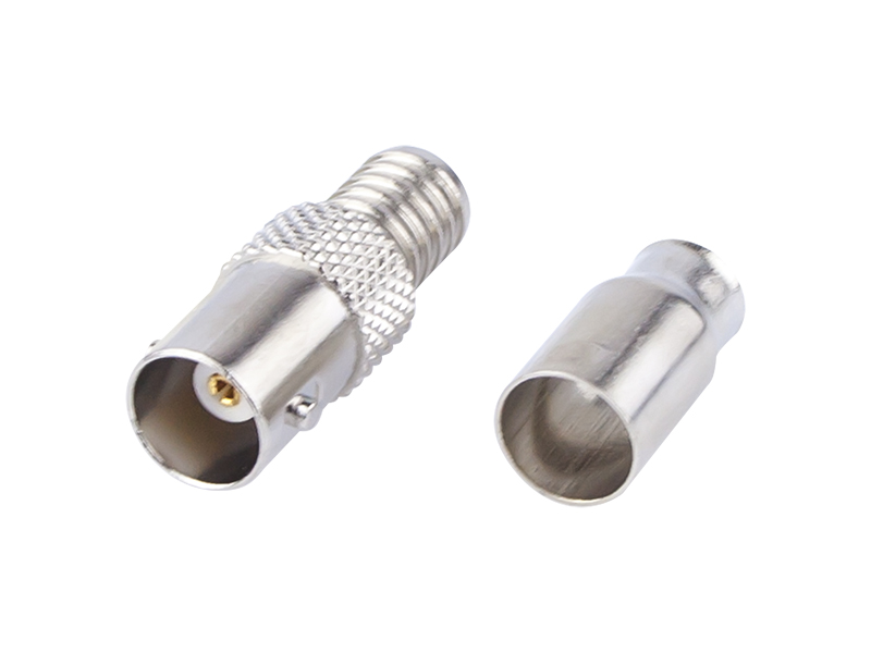 Conector video BNC 75 ohm pentru cablu RG59