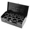 Set JCB 3/4" de capete de impact Cr-Mo hexagonale 14 bucăți 17-50mm