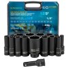 ILOFORCE Set de adaptorii cu impact adânc 1/2" 16 piese + cutie