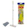 mop with butterfly wringer mechanism wiper