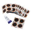 wheel tyre patches inner tubes bicycle patch 48 pieces glue repair kit