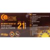 Capete de impact 3/4'' 21 bucăți 6 colțuri 17-50 mm cu valiză
