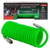 Hose spirală cu racorduri rapide 8mm x 5m
