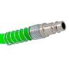 spiral hose with quick release couplings 14x10mm 15m
