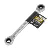 Cheie cu capete încrucișate JCB cu ratchet 8x9mm Cr-V 12-agonală