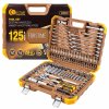 Set de unelte 1/2" și 1/4", 125 bucăți.