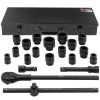 Set de unelte cu impact 3/4" 21 piese.