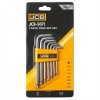 JCB Set de Chei TORX 7 Piese T10-T40 Tip L Cr-V