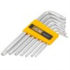 Set de Chei TORX cu ORIFICIU 7 PIESE T10H-T40H tip L Cr-V
