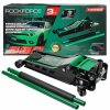 ROCKFORCE Hidraulic ridicător 3 TONE tip broască cu profil joasă cu 2 pitoane