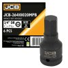 JCB Adaptor BIT cu impact 3/4" 20mm 6 colțuri Cr-Mo BUCȘĂ frontala